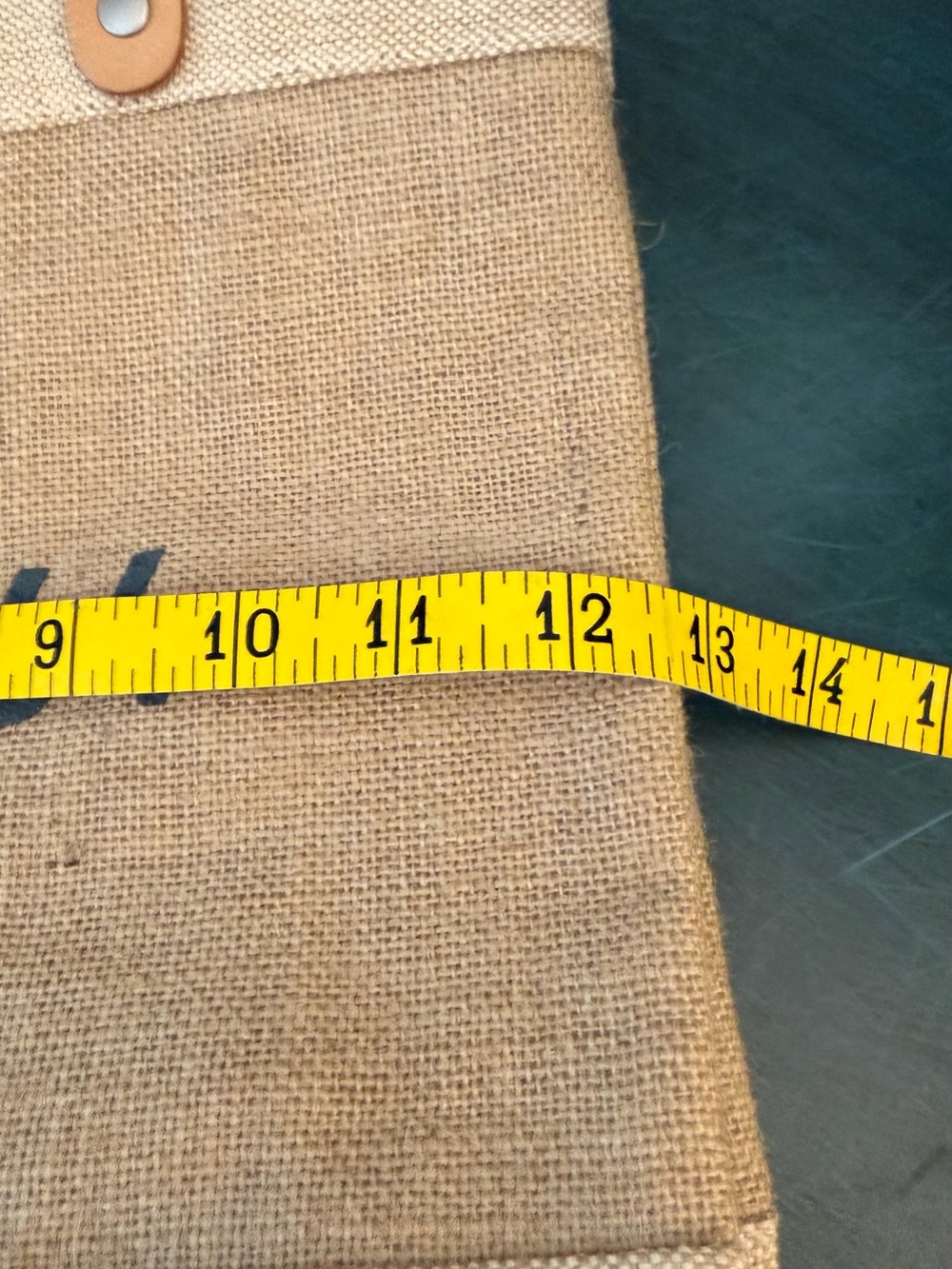 Apolis Global burlap market bag with leather handles 
New with tags - Picture 7 of 8